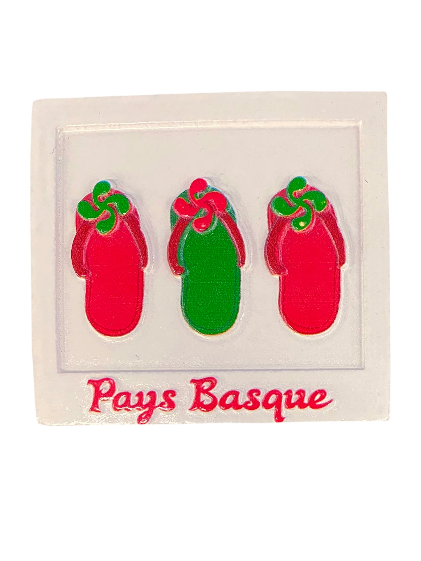 Magnet Tongs Pays Basque - Croix Basque