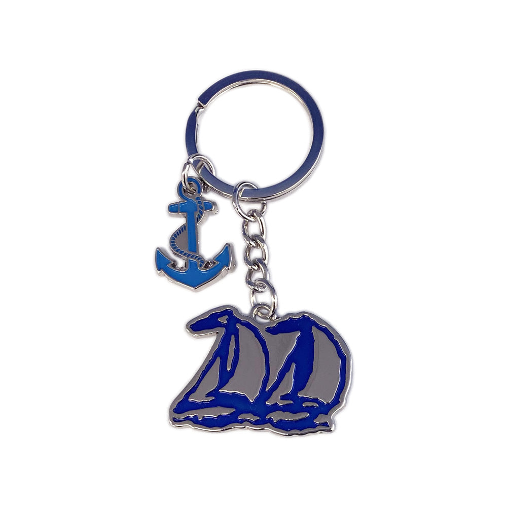 Porte Clé Voile Ancre