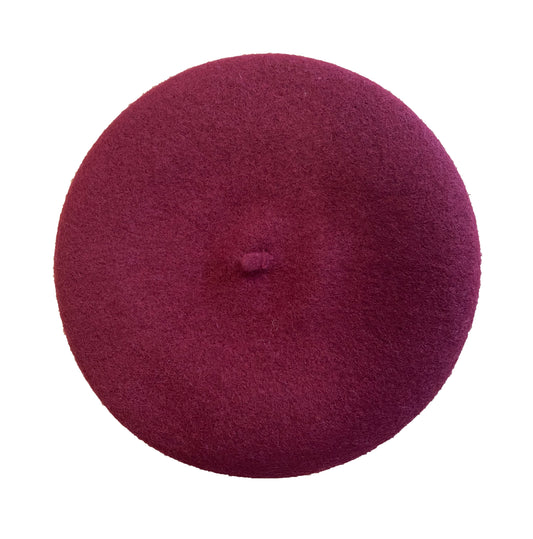 Béret Basque Bordeaux Adulte