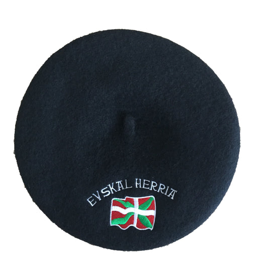 Béret Basque Noir Enfant Euskal Herria