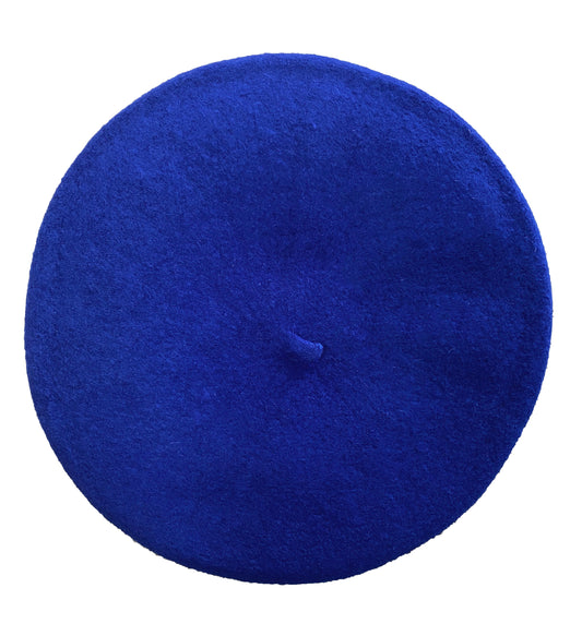 Béret Basque Bleu Roi Adulte