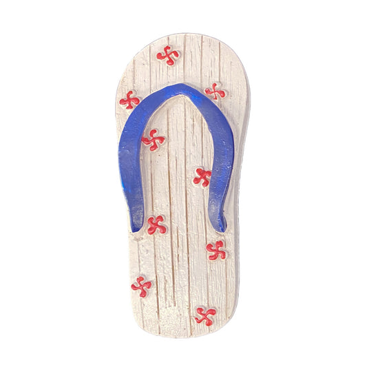 Magnet Tong Blanche Croix Basque