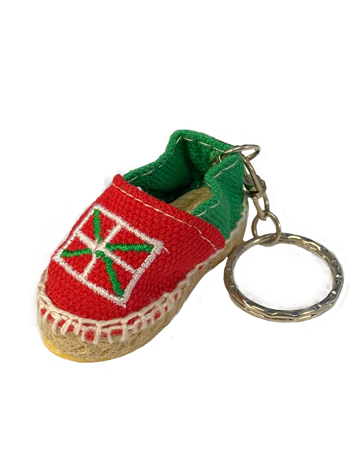 Porte Clé  Espadrille  Drapeau Pays Basque